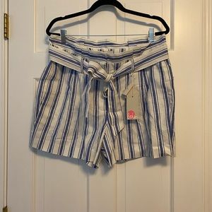 Boden paper bag shorts